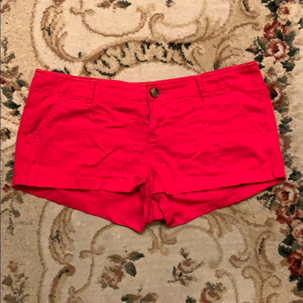 Cherry Red Chino Hollister Short-shorts
